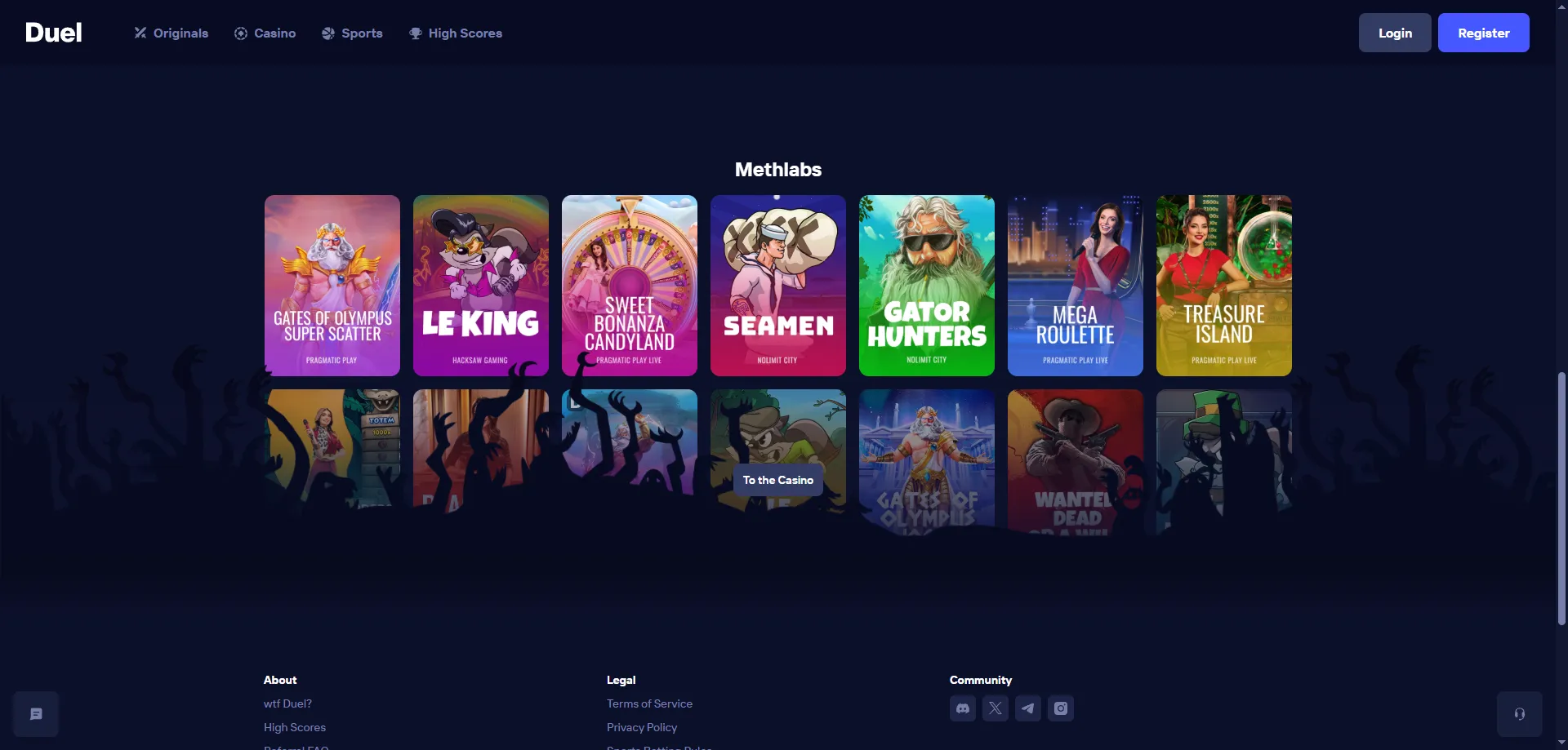 Duel Casino Originalspiele – Crash, Dice, Mines mit 100% RTP